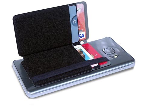 smart wallet cell phone card holder|attachable phone credit card holder.